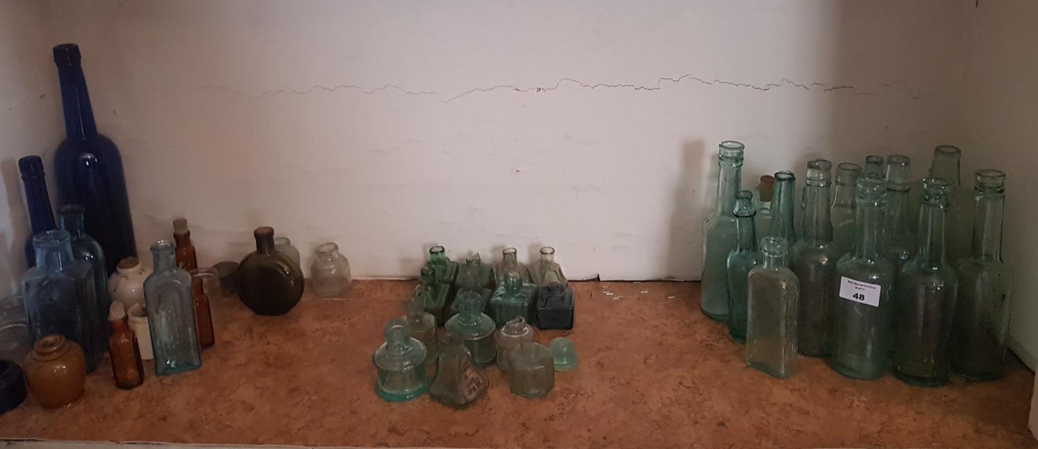 A good quantity of 19th Century and earlier Bottles.