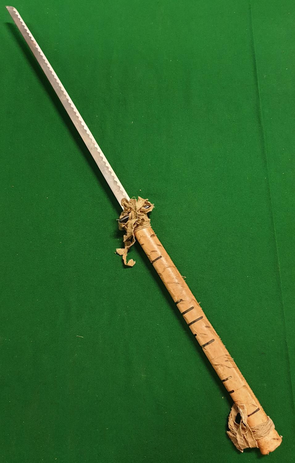 A Blind Swordsman Steel bladed Sword. "An Arms license is required if bought in Ireland". (1) (24)