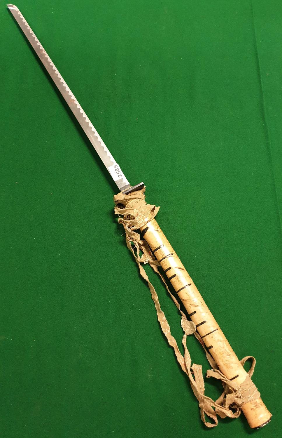 A Blind Swordsman Steel bladed Sword. "An Arms license is required if bought in Ireland". (1) (24)