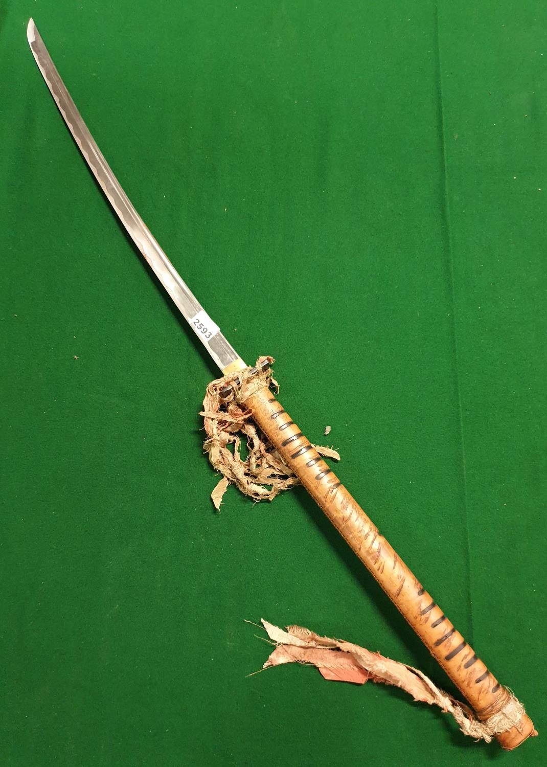 A Blind Swordsman Steel bladed Sword. "An Arms license is required if bought in Ireland". (1) (24)