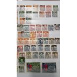 A large stock book of Chinese Stamps.