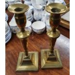 A good pair of 19th Century brass Candlesticks.