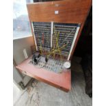 A very unusual and rare free standing Telephone Exchange. 143 h x 70 w x 66 d cms.