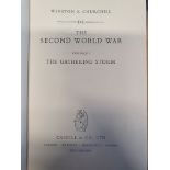 The Second World War by Winston Churchill ( First Edition) in six volumes along witth The Second Gt