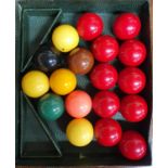 A lovely set of Vintage Pool Balls.