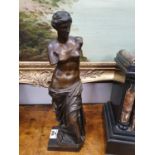 A really good Bronze Venus De Milo, signed Musee du Louvre and Ron Collas to the base H34 cms.