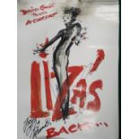 An original signed poster by Liza Minnelli, purchased in the David Gest Auction 08/07/2020.