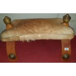 A good late 19th early 20th Century Saddle Stool.