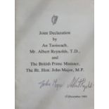 1993 JOINT DECLARATION BY AN TAOISEACH, ALBERT REYNOLDS, AND THE BRITISH PRIME MINISTER, JOHN MAJOR,