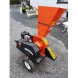 A Briggs and Stratton Intek 340 212 hp Wood Chipper as new.