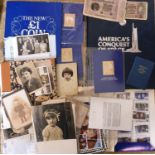 A quantity of memorabilia, Stamps, Coins etc.