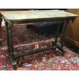 A 19th Century Walnut Side Table.