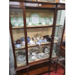 Three shelves of Items to include Staffordshire pottery etc, (Please note photo change).