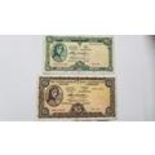 A 1963 £5 & 1966 £1 Lady Lavery Bank Notes.