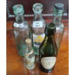 A Kernan & Co Lemonade Bottle, An R Perry & Sons Ltd of Rathdowney Bottle with original stopper, a