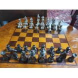 A good metal Chess Set.