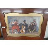 An Artist Proof Print of Musicians. 46 x 29 cms.