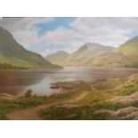 A good Oil on Canvas of a Mountainous scene by Brian McCarthy. Possibly Mayo. 76 x 51 cms.