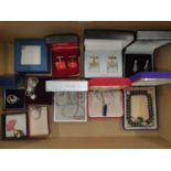 A quantity of silver and other Costume Jewelry.