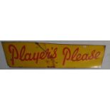A good Vintage 'Players Please' Enamel Sign.