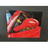 A Photographic Print by Chez Pozzi, Paris 2002 of a Ferrari 550 Maranello. With inscription verso.