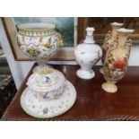 A good quantity of Continental Items to include vases etc.