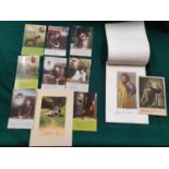 Oberammergauer Passionsspiele 1930 with signed pages and Post Cards, along with World War II and