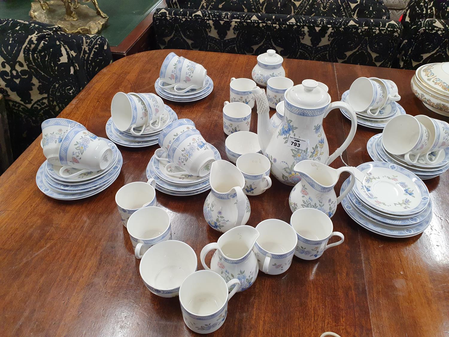 A Royal Doulton 'Coniston' pattern Tea and Coffee set.
