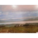 An Oil on Canvas 'Mary Kellys' Landscape, Co Kerry. 74 x 56 cms. Indistinctly signed verso