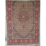 A lovely Red and cream ground Rug. 260 x 109 cms.