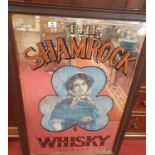 A good vintage Shamrock advertising Mirror.