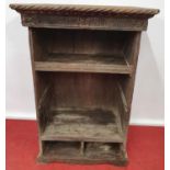 An old Timber Carved Cabinet.85w x 51d x 124h cms.