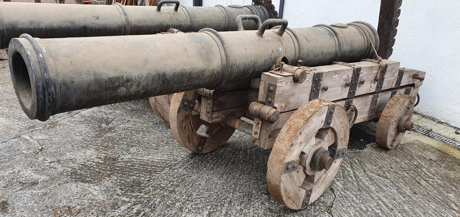 A very large medieval style Cannon.