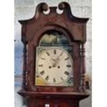 A 19th Century Mahogany Longcase Clock. H 220cms.