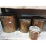 SILK ROAD: A quantity of Brass/Copper Pots.
