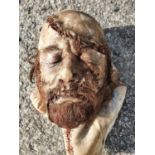 A prop head of a dead Man.