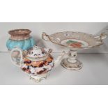 A good quantity of Items to include a 19th Century Imari style Teapot etc.