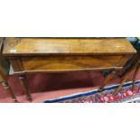 A 19th Century continental walnut side Table (99 x 51 x 75h) along with a bentwood circular Table.