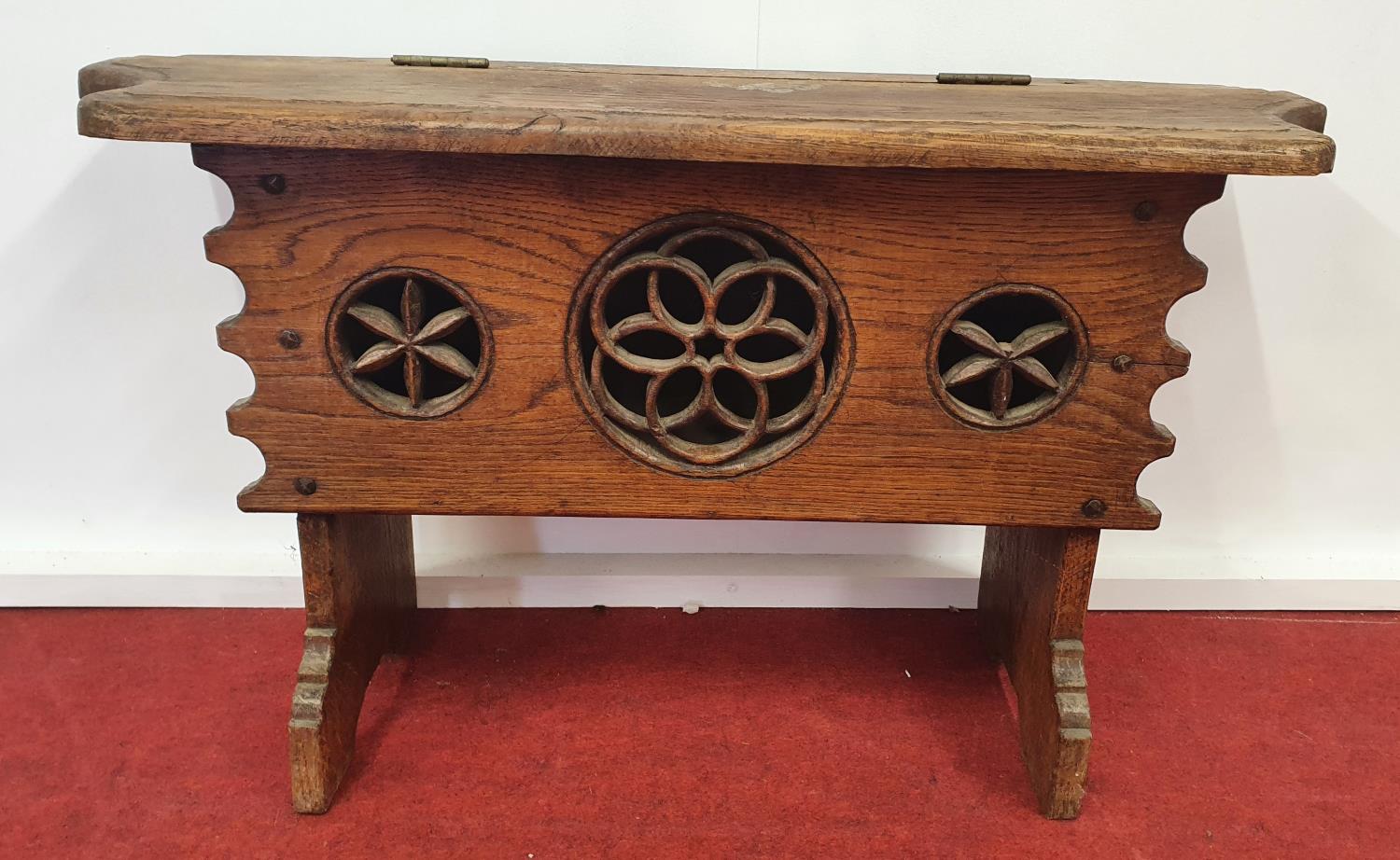 A 19th Century Boot Locker with lift up seat.82w x 28d x 47h cms.