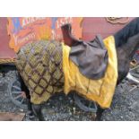 A good quantity of Leather Saddle Covers and Blankets.