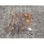 A quantity of Arrows, Leather Gloves, Knives etc.