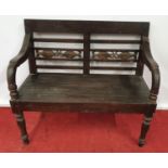 A Timber two seater Bench.99w cms.