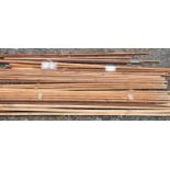 A large quantity of timber Poles used as Fighting poles, Banner poles etc.