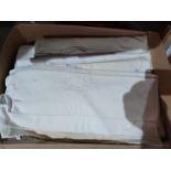 A good quantity of Linen along with vintage Clothes Patterns.