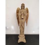 PARIS CATHEDRAL: A large figure of an Angel.75h cms.