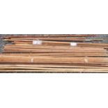 A large quantity of timber Poles used as Fighting poles, Banner poles etc.