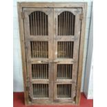 A good two door Timber Cabinet.117w x 44d x 201h cms.