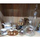 A large quantity of Items to include a Polish Decanter and other items etc.