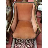 A pair of Edwardian Mahogany Tub Chairs.