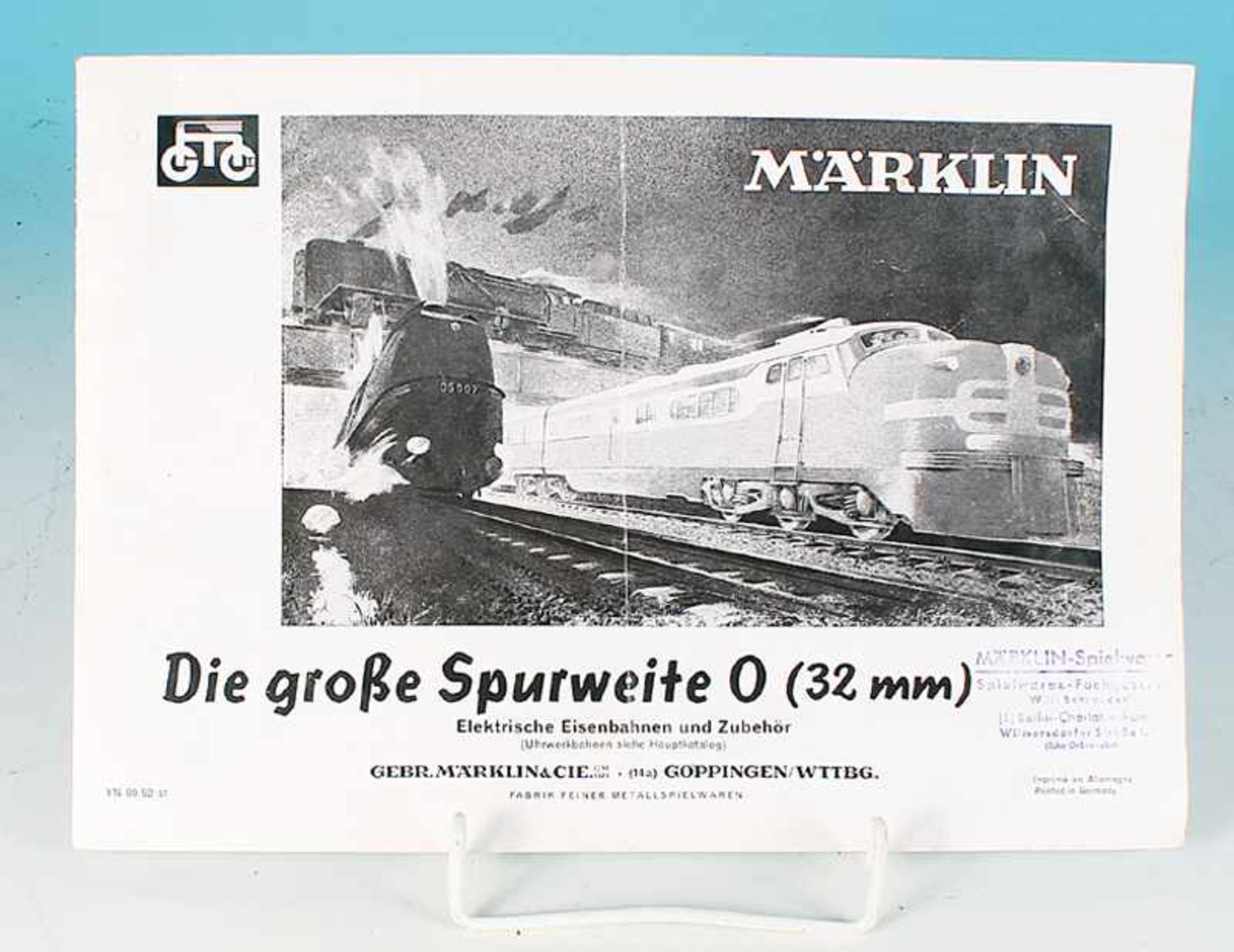 MARKLIN Katalog "Die großen Spurweiten", Spur 0